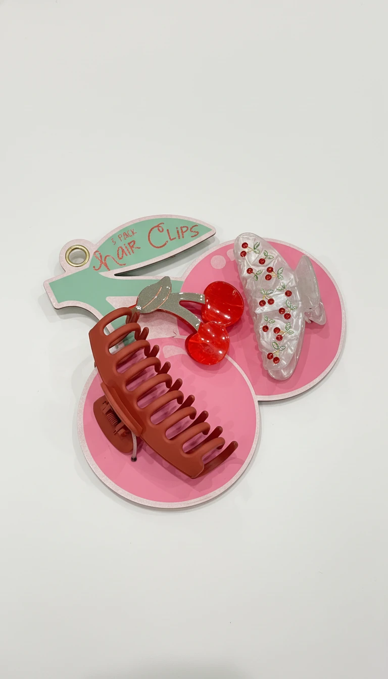 🍒 كليبسات شعر شكو ماكو – Cherry Mood